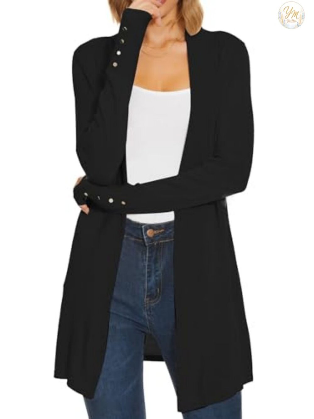 Spicy Sandia 100% Rayon Long Cardigan Sweater Dressy Casual